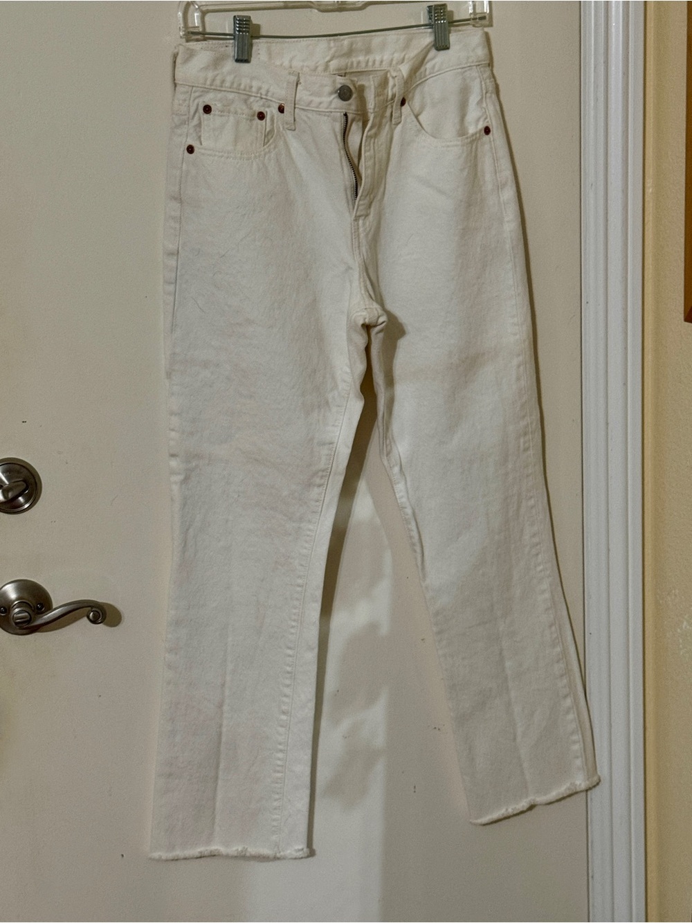 Levi's Women's Straight-Leg Off-White Jeans